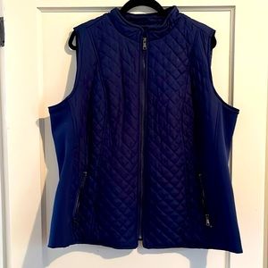Navy Blue Vest. New Directions Curvy size 2X